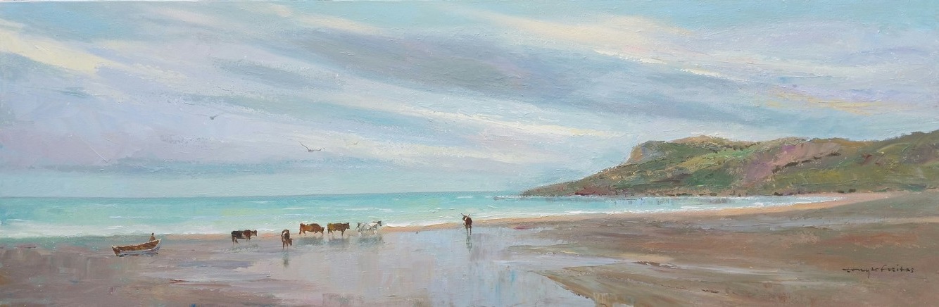 Bovine Beach (50x150cm)