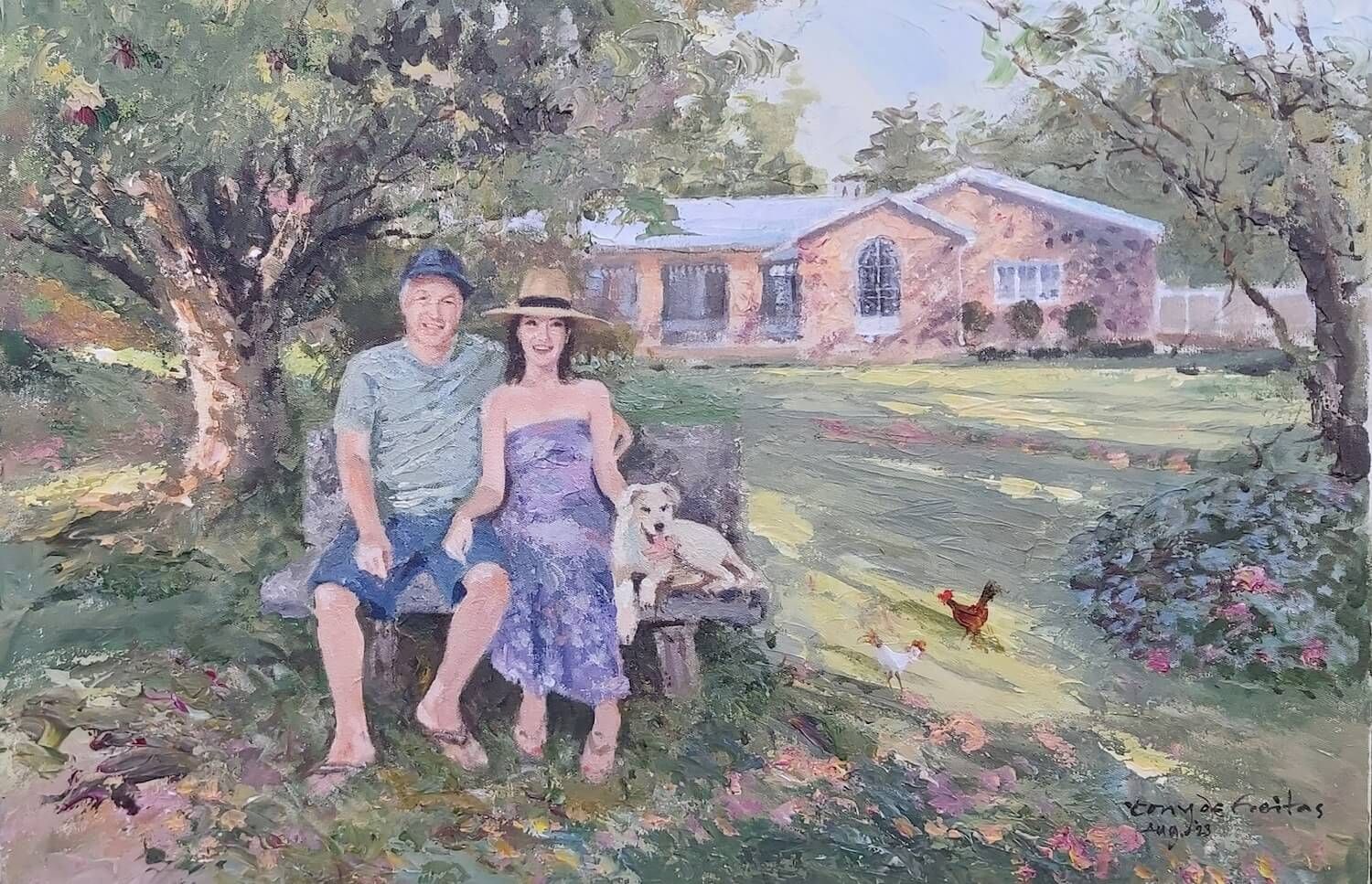 Lavender House (40x60cm)