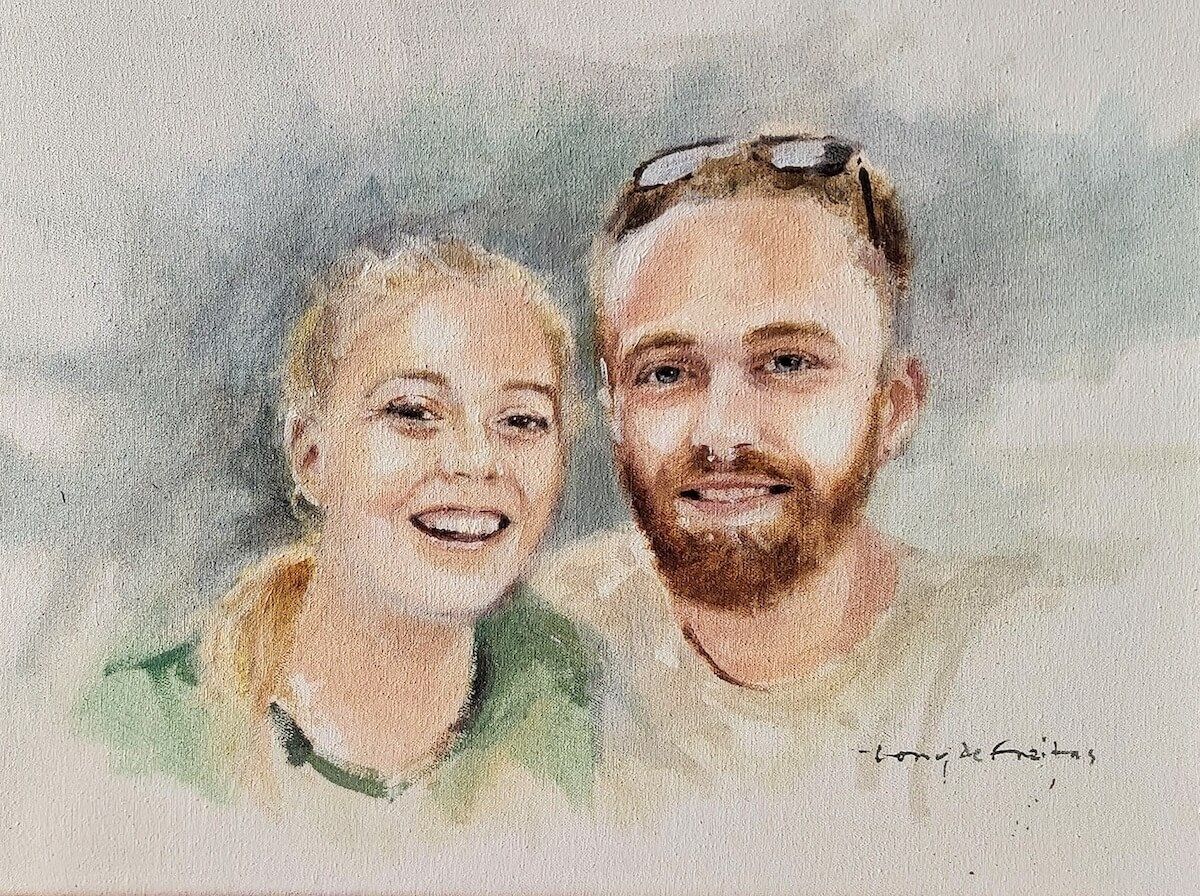 Josh & Bee (30x40cm)