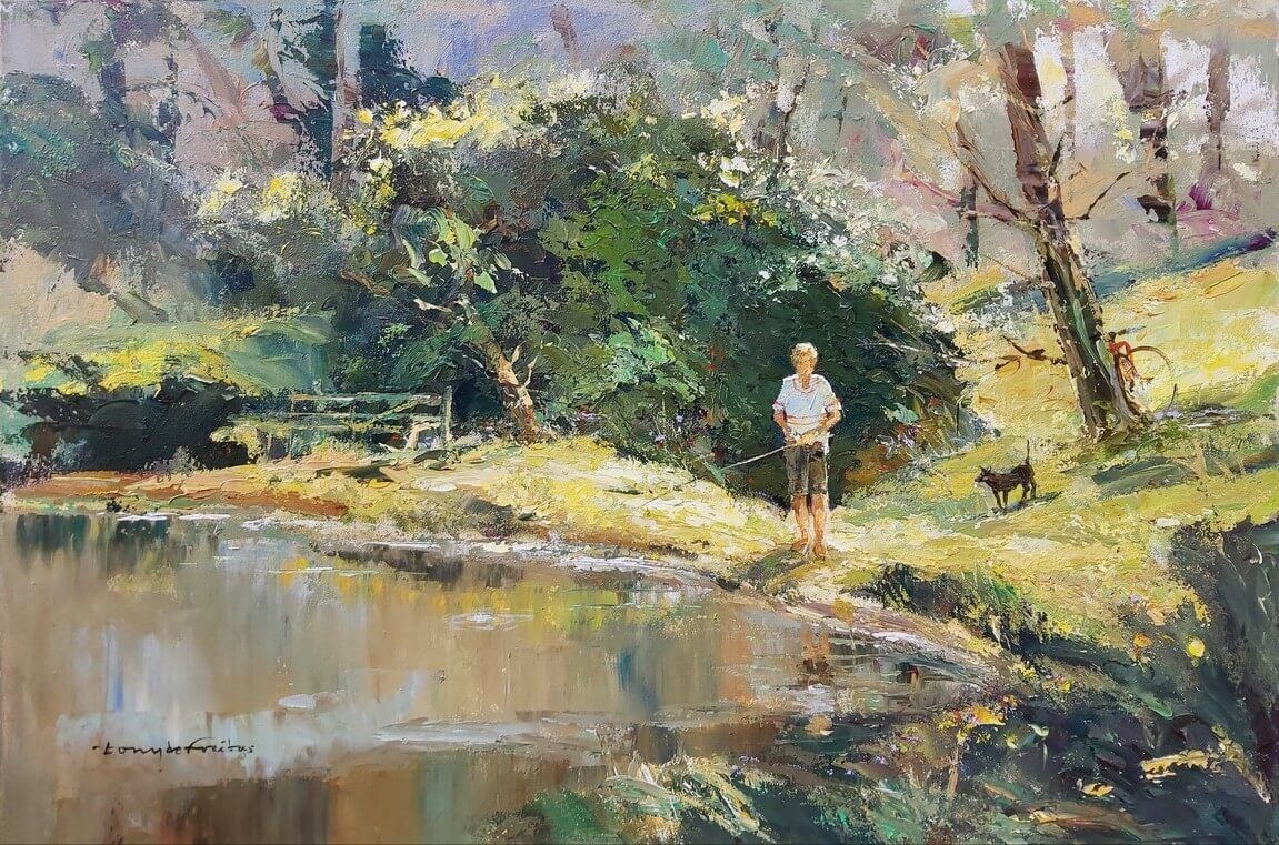 Favourite Fishing Spot (60x90cm)