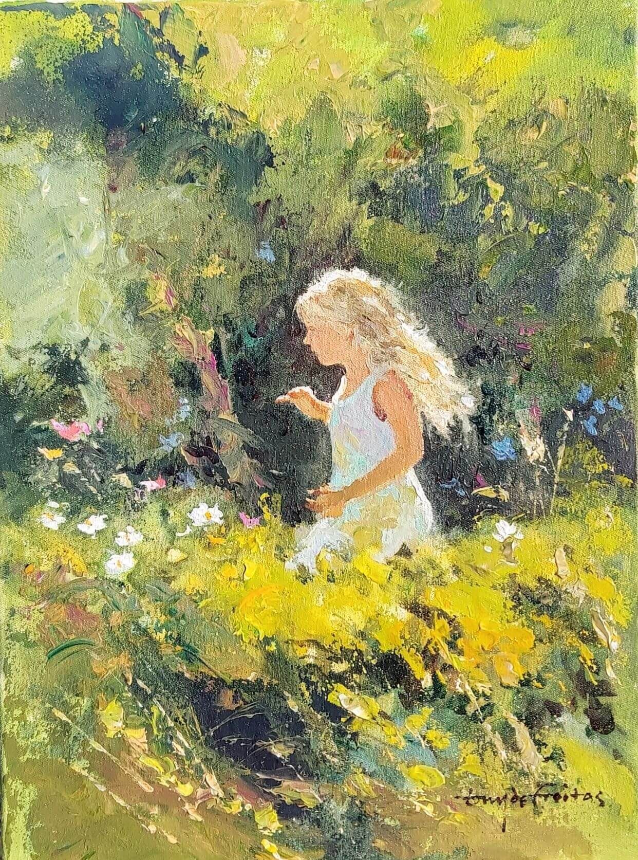 Chasing Butterflies (30x40cm)